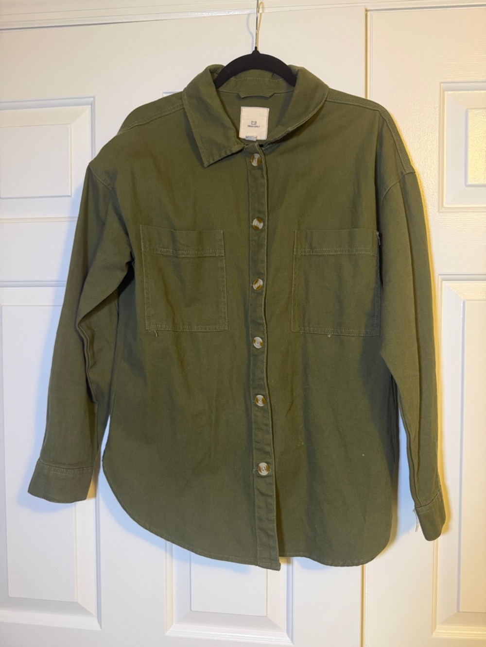 Thread & Supply Olive Green Utility Shirt Jacket